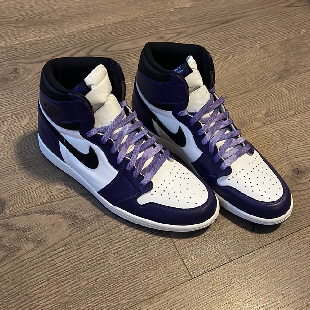 Jordan 1 Court Purple